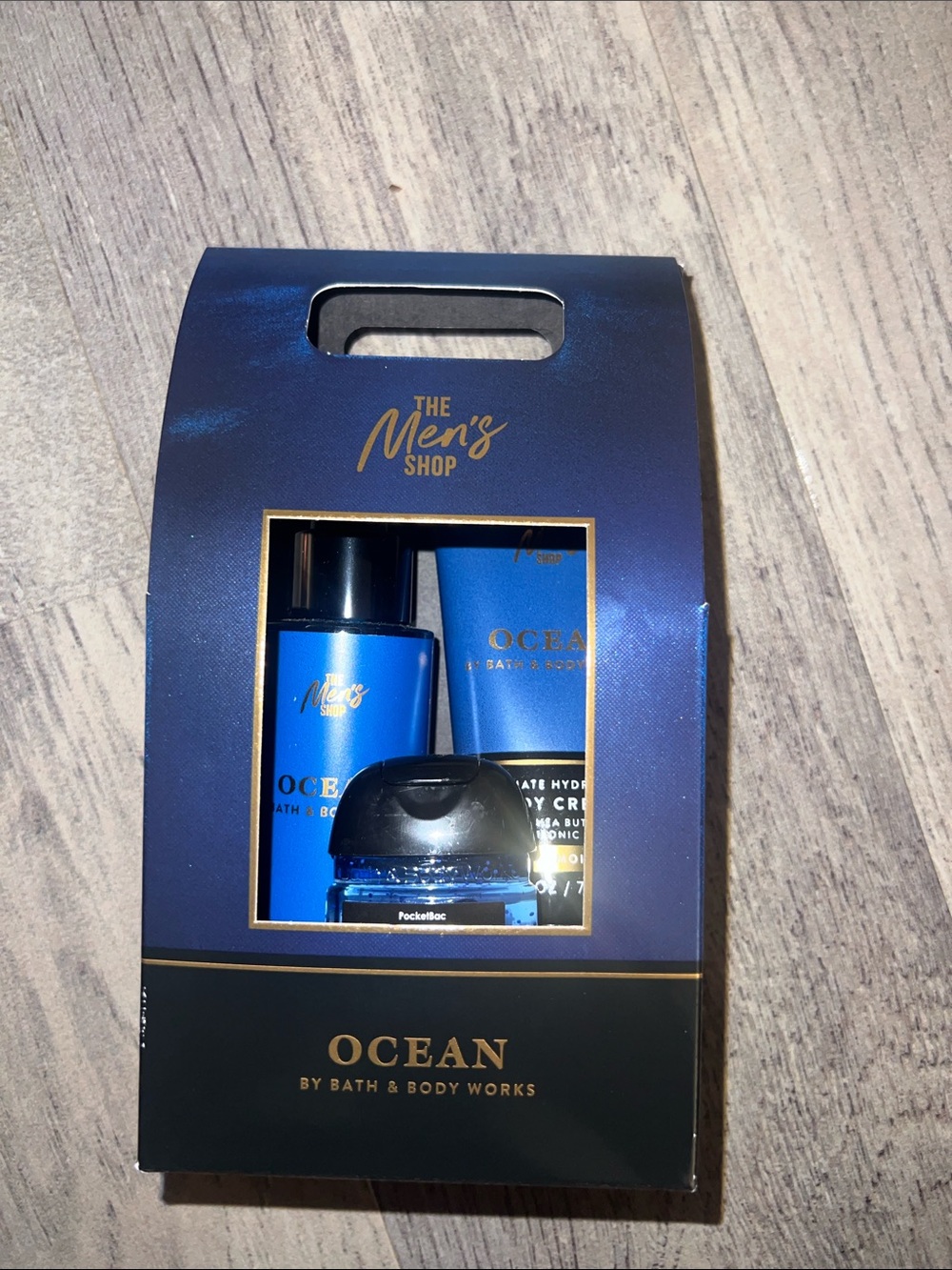 Bath & Body Works Men’s Ocean Grooming Set — Blue & Black